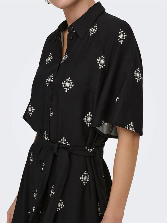 Midi Dress for Wedding / Christening Black
