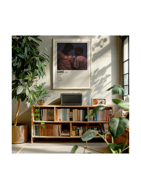 Music Poster Gone Jack Gilinsky Ms648 21cm X 30cm Λευκό Κάδρο Pvc