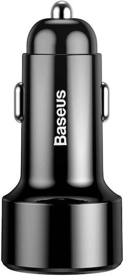 Baseus Φορτιστής Αυτοκινήτου Magic Car Charger QC 4.0 PD 45W με Θύρες: 1xUSB 1xType-C Πολύχρωμος