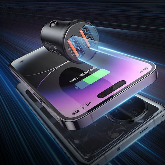 Mcdodo Cc-2950 Car Charger 15.5W 1A with Ports: 2xUSB Black Color