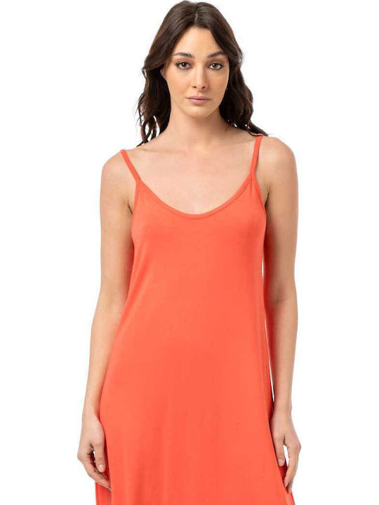 Summer Maxi Dress Coral