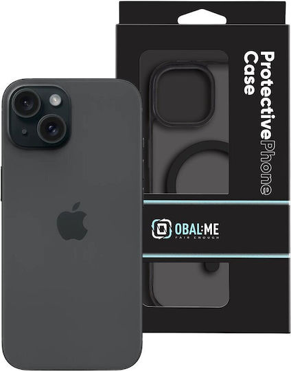 Obal:Me Back Cover Silicon Negru (iPhone 15)