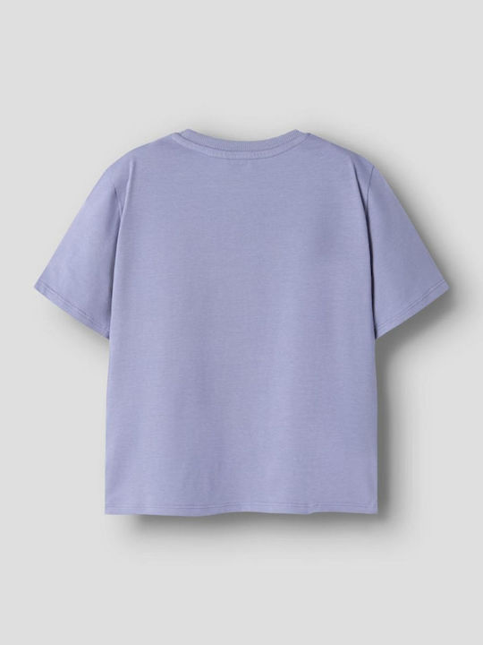 Παιδικό T-shirt Λιλά Big Stitch