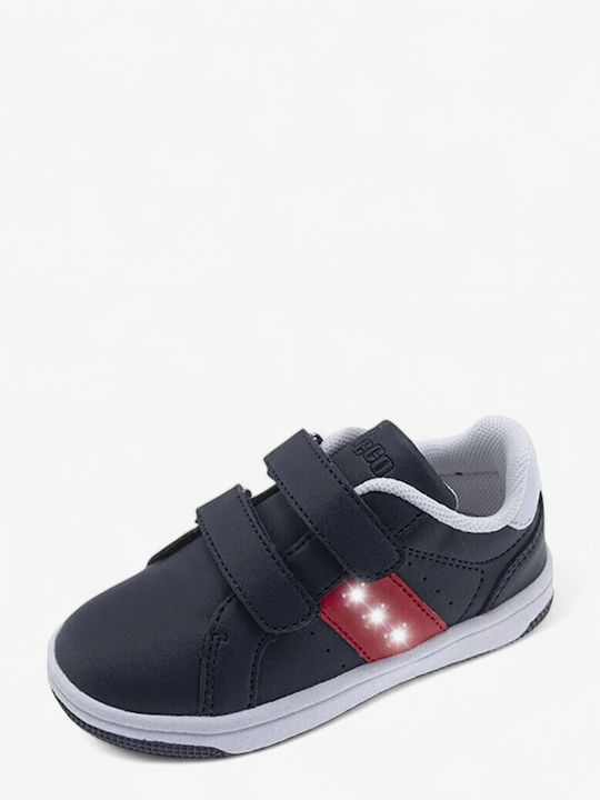 Παιδικά Sneakers High με Σκρατς Μπλε