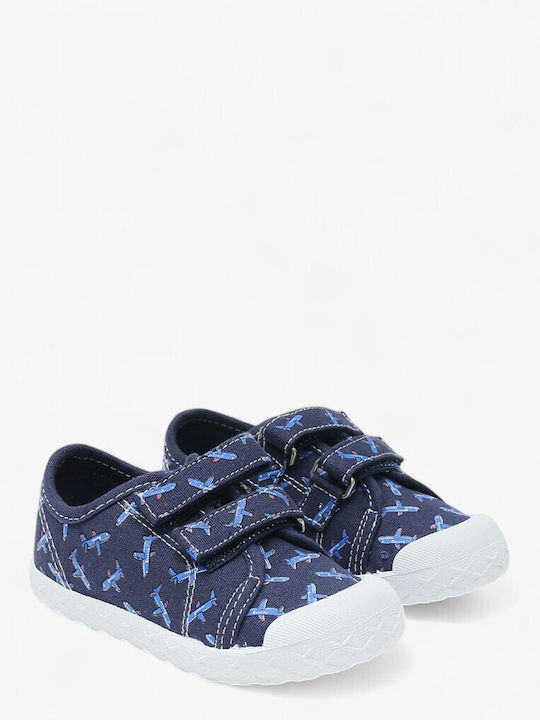 Παιδικά Sneakers με Σκρατς Μπλε