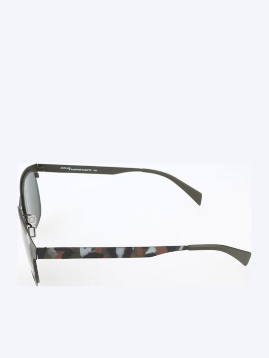 Italia Independent Bărbătești Ochelari de soare cu Multicolor Cadru și Verde Lentilă 0506.093.000