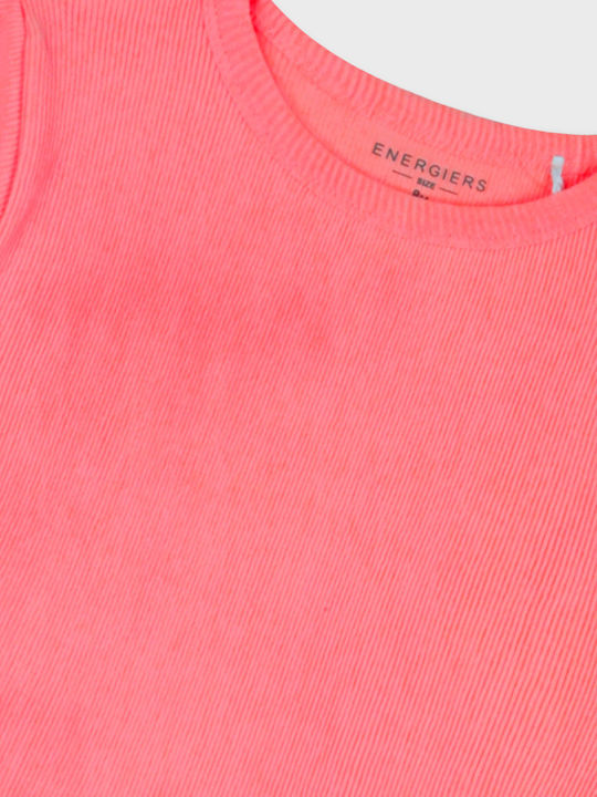 Kids Short-Sleeved Blouse Sweet Coral