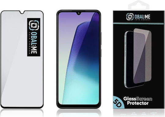 Obal:Me 5D 0.4mm Tempered Glass Μαύρο (Redmi 14C / Poco C75)