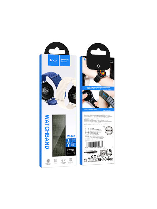 Hoco Wh20 Belle Series Nylon Tragbare Bänder Samsung Huawei Xiaomi Vivo Oppo Universal Grün