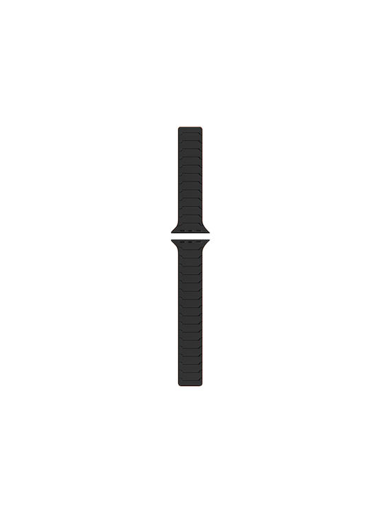 Watchband Hoco Wa39 Flex Series 38 40 41 42mm Silicon Strap Apple Watch Series 1 2 3 4 5 6 7 8 9 Se Se2 Μαύρο Πορτοκαλί