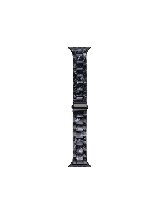 Watchband Hoco Wa36 Elegant Series 44 45 46 49mm Πλαστικό Μπρασελέ Apple Watch Series 1 2 3 4 5 6 7 8 9 Se Ultra1 Ultra2 Μαύρο