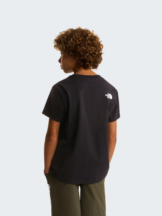 Kids T-shirt Black Moyntain Night