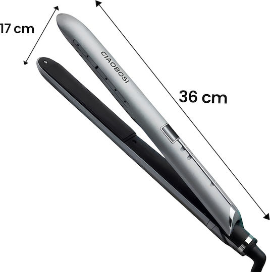 Avizar 25mm Straightener Curler Fast Ptc Heating 35w Ceramic Grey