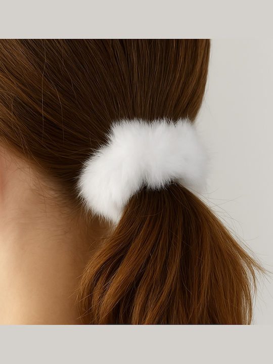 Classic Cabbage Hair In White Duveteuse Fur Classic Cabbage Hair In White Duveteuse Fur