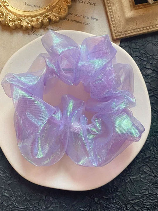 Brilliant Cabbage Hair In Vaporous Fabric Korean Style Purple