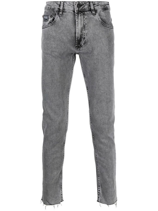 Pantaloni Jeans pentru Bărbați Elastic cu Croială Regular Gri