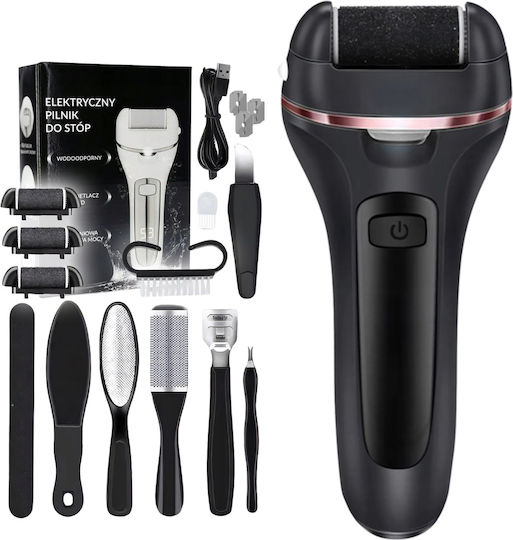 Electric Heel Foot File Wireless Grinder + Accessory Set