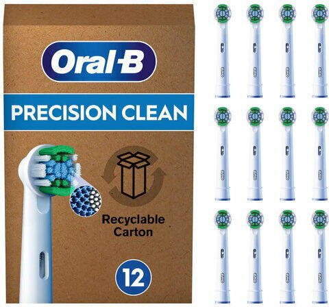 Oral-B Pro Precision Clean Electric Toothbrush Replacement Heads 12pcs