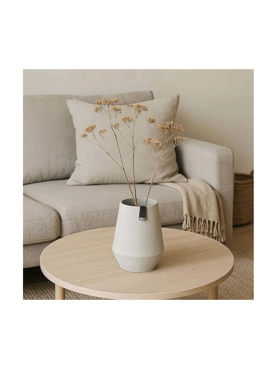 Phos & Gaia Decorative Vase Concrete Tokyo White