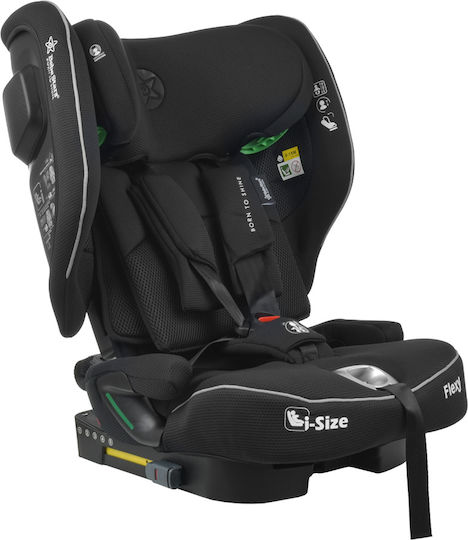 Bebe Stars Flexy Καθισματάκι Αυτοκινήτου i-Size με Isofix Μαύρο