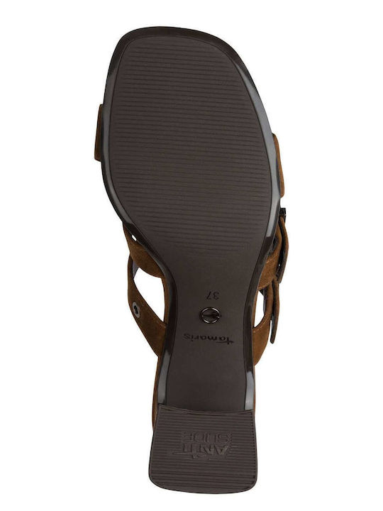 Summer Women's Platform Slippers Style Tabac Brown