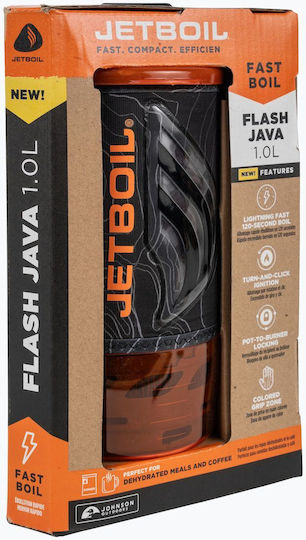 Jetboil New Flash Java Лична Готварска Система + Кафе Преса Силиконов Капак Пътническо Котлонче