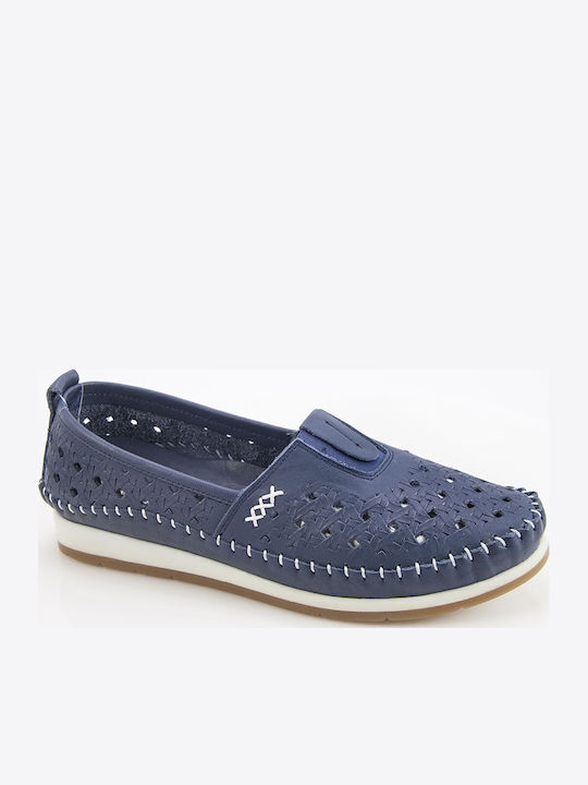 Mocasini De Damă Din Piele În Culoare Galbenă