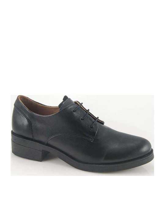 Leather Women's Moccasins in Navy Blue Colour