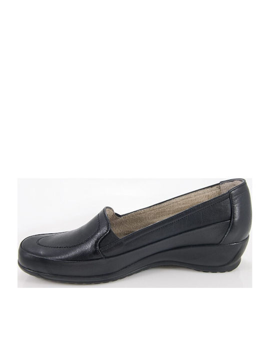 Leather Women's Moccasins in Brown Colour