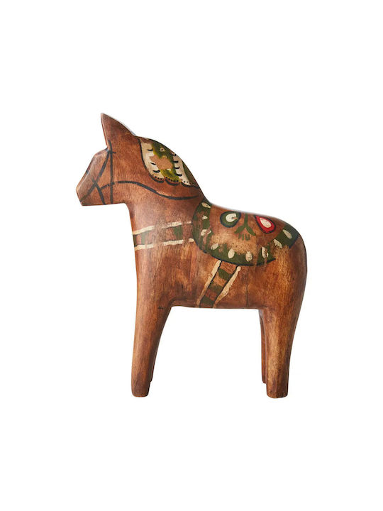 Phos & Gaia Decorative Horse Made of Wood Fale