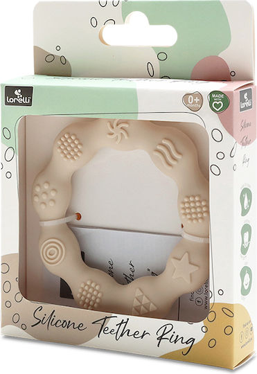 Lorelli Natural Teething Ring Teethers & Teething Relief BPA Free Silicone for 0 m+