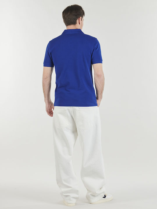 Polo Short Sleeve Blouse Blue
