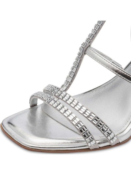 Damen Sandalen Silber
