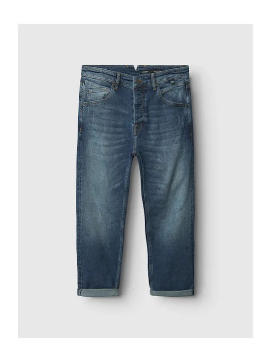 Alex Pantaloni Jeans pentru Bărbați Elastic Denim mediu îmbătrânit