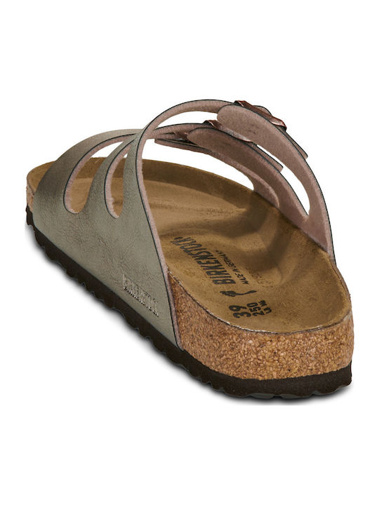 Florida Women's Flat Sandals Beige Narrow Fit