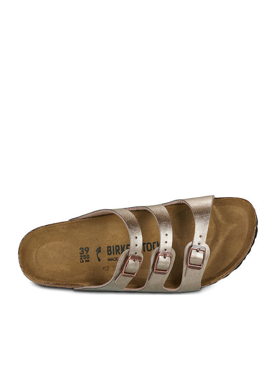 Florida Women's Flat Sandals Beige Narrow Fit