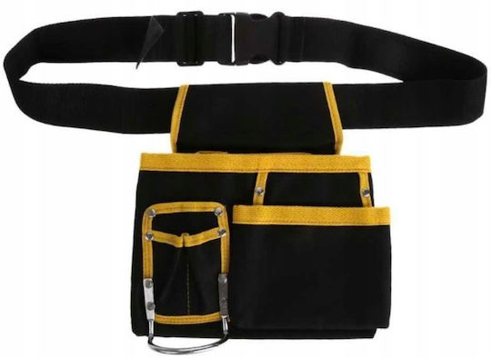 Tool Tool Belt Zola 11 Pockets 1 Hammer Holder Adjustable Ergonomic Polyester 54x24 Cm Black Yellow