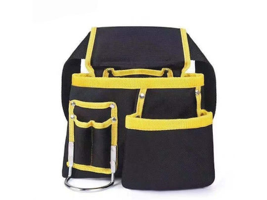 Tool Tool Belt Zola 11 Pockets 1 Hammer Holder Adjustable Ergonomic Polyester 54x24 Cm Black Yellow