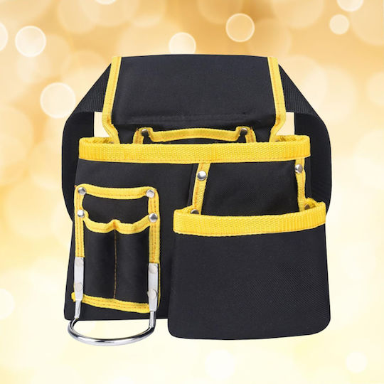 Tool Tool Belt Zola 11 Pockets 1 Hammer Holder Adjustable Ergonomic Polyester 54x24 Cm Black Yellow