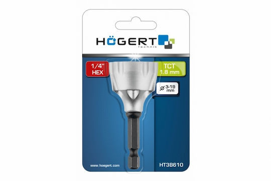Conical 1/4" Hex Milling Cutter Hogert Ht3b610