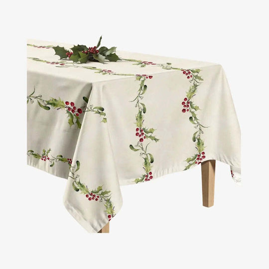 Față De Masă Holly Rezistent La Apă Bumbac Scoruș Pgsi0206 200 × 155 Cm