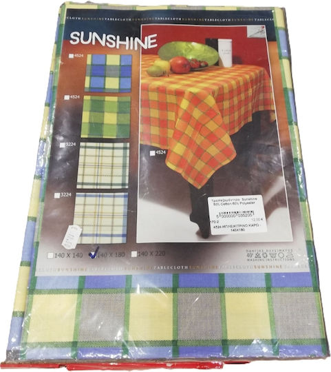 Sunshine Τραπεζομάντηλο Art.172-2 Πορτοκαλι/κιτρινο 140x220εκ.