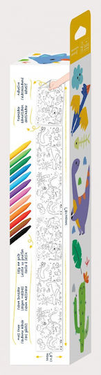 Coloring Roll Kit Dino World