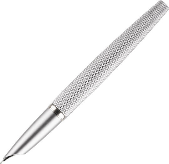 Diplomat Viper Silver Guilloche Fountain Pen