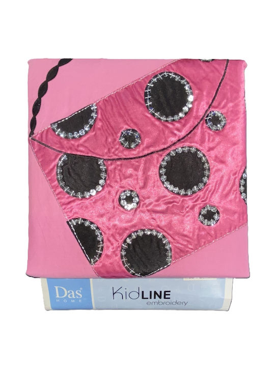 Das Home Single Cotton Sheet Set Accessories Fuchsia-Pink 170x260cm
