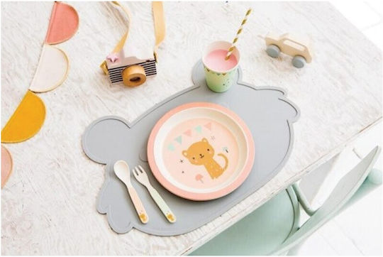 Petit Monkey Tischsets Grünes Koala aus Silikon