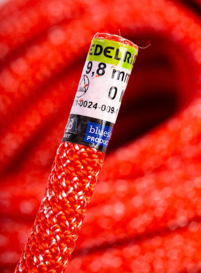 Edelrid Δυναμικό Σχοινί Ορειβασίας με Μήκος 60m Κόκκινο
