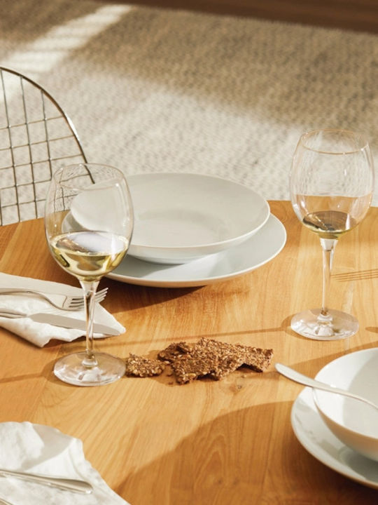 Alessi Mami Плитка Порцеланова Чиния Бяла 27.5см