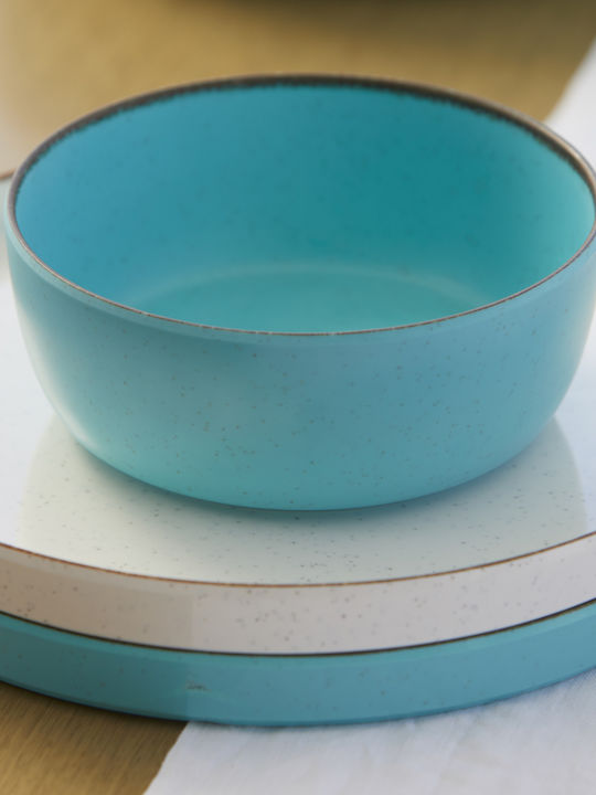 Marine Business Maldivas Serving Plate Deep from Melamine 6 Pieces