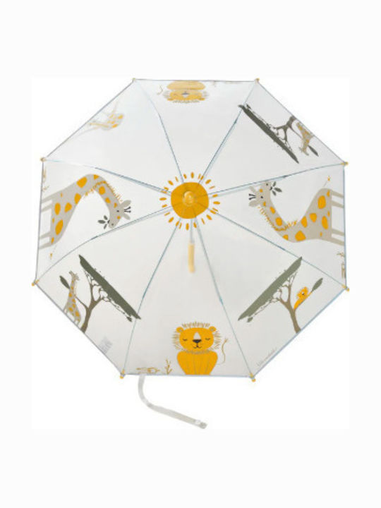 Sterntaler Kids Umbrella Curved Handle Transparent With Diameter 59.5cm